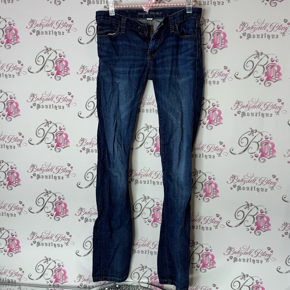 Banana Republic pants skinny Jeans Classic Style denim dark wash